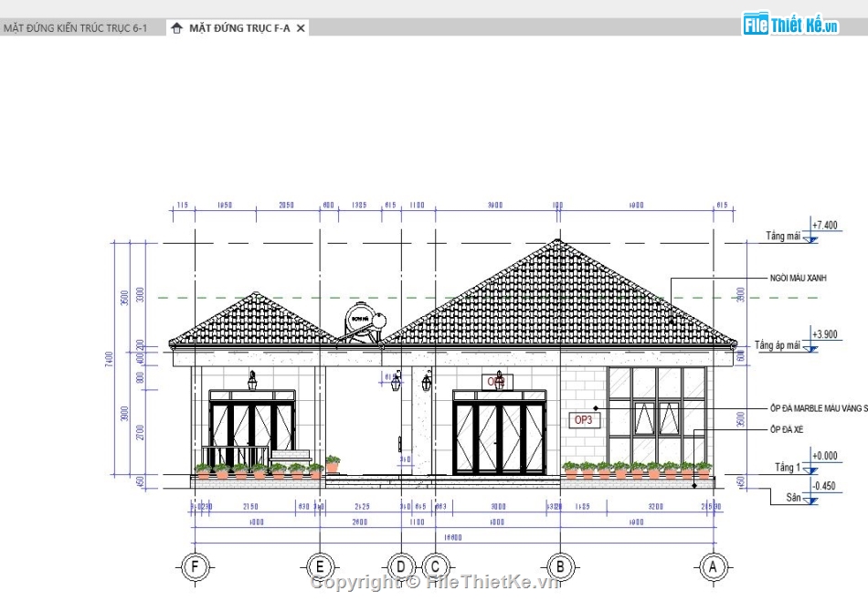 biệt thự 1 tầng revit,file revit biệt thự 1 tầng,bản vẽ revit biệt thự 1 tầng,Revit biệt thự 1 tầng 16.6x20.58m,Bản vẽ biệt thự 1 tầng,bản vẽ biệt thự revit