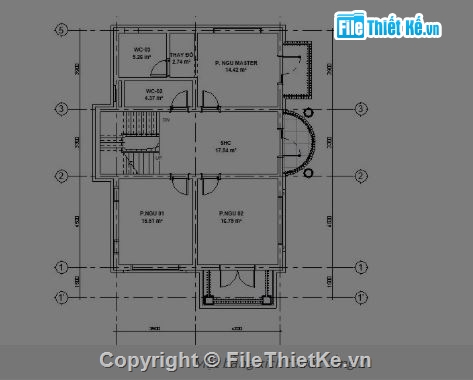 biệt thự 3 tầng,Biệt thự,revit biệt thự 3 tầng,file revit biệt thự 3 tầng