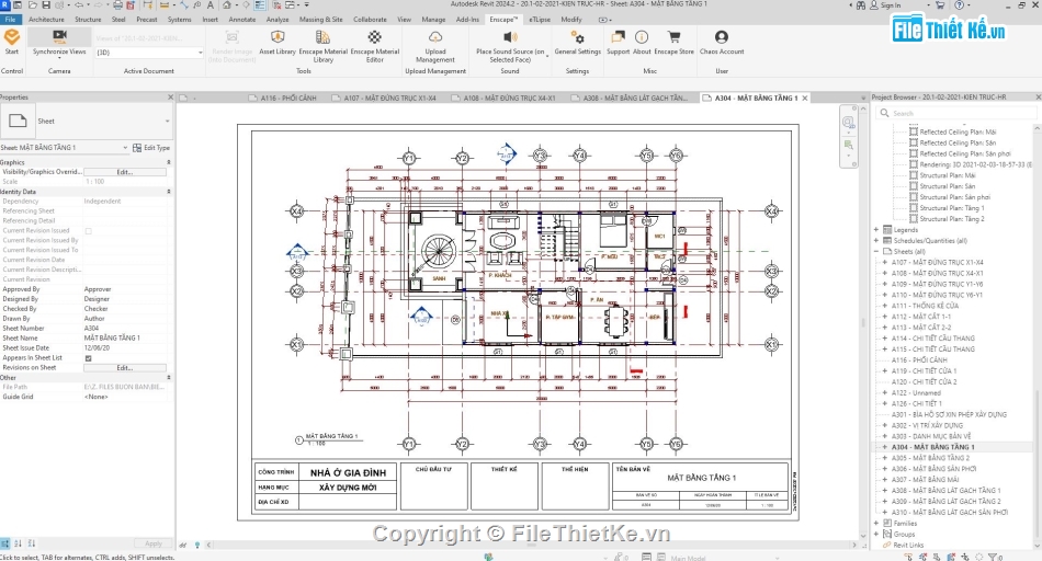 biệt thự tân cổ điển đẹp,biệt thự 3 tầng,biệt thự cổ điển 3 tầng,revit biệt thự 3 tầng