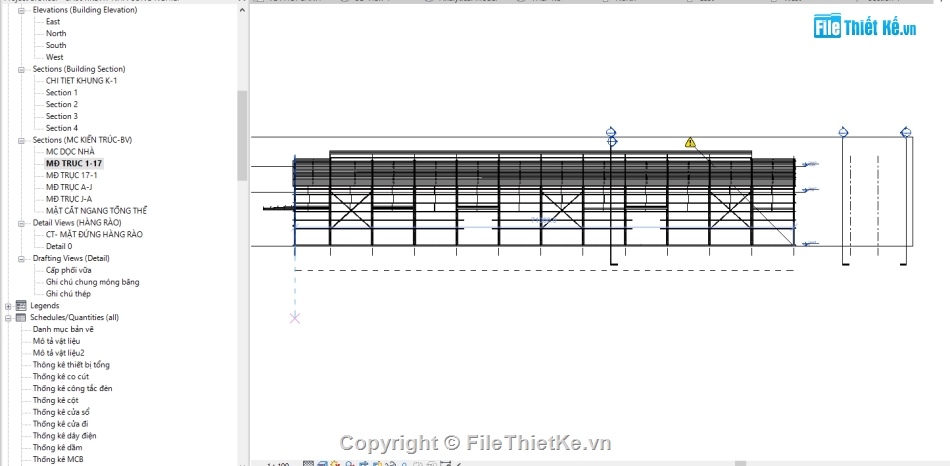 Kết cấu nhà xưởng,nhà xưởng công nghiệp,xưởng công nghiệp,nhà xưởng 40.1x71m,revit kết cấu nhà xưởng