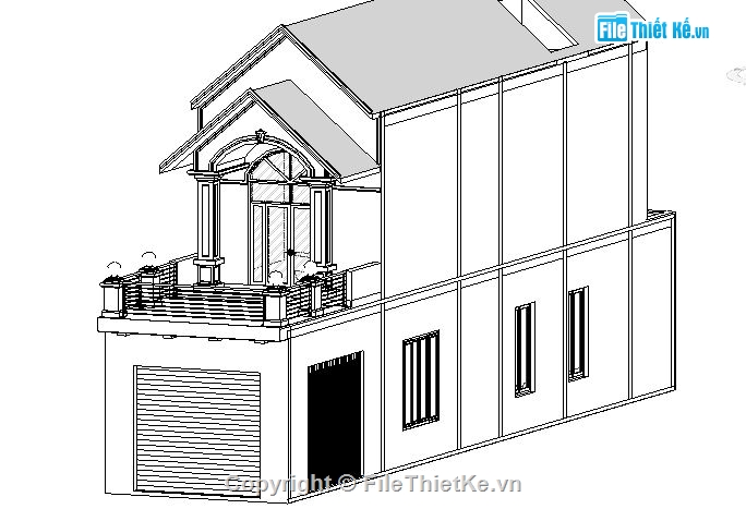 nhà ống 2 tầng 5x24.5m,Revit nhà phố 2 tầng 5x24.5m,nhà 2 tầng 5x24.5m,revit nhà phố 5x24.5m,bản vẽ revit nhà phố 2 tầng,kiến trúc revit nhà phố 2 tầng