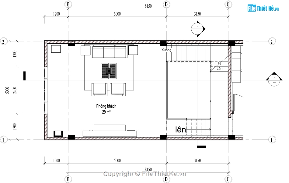 Nhà phố 2 tầng,revit nhà phố 2 tầng,nhà phố 2 tầng revit,nhà phố 2 tầng 5x20m,bản vẽ nhà phố 2 tầng