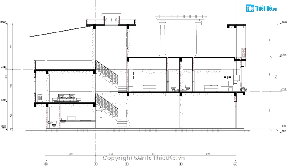 Nhà phố 2 tầng,revit nhà phố 2 tầng,nhà phố 2 tầng revit,nhà phố 2 tầng 5x20m,bản vẽ nhà phố 2 tầng