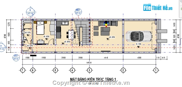 nhà phố 3 tầng,bản vẽ thiết kế nhà phố,nhà phố revit,4.7x19.5,mặt tiền 4.7m,thiết kế nhà phố 3 tầng