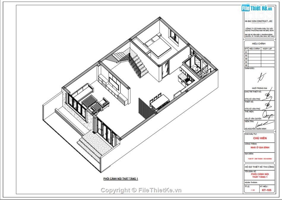 Nhà phố 3 tầng,Revit nhà phố 3 tầng,kiến trúc nhà phố 3 tầng,nhà phố 3 tầng 8x12m