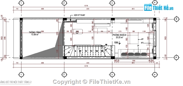 revit nhà phố,nhà phố 5 tầng,thiết kế nhà phố 5 tầng revit,nhà phố 5 tầng 3.85x13.4m