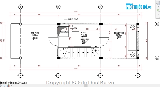 revit nhà phố,nhà phố 5 tầng,thiết kế nhà phố 5 tầng revit,nhà phố 5 tầng 3.85x13.4m