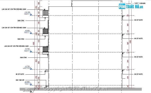 revit nhà phố,nhà phố 5 tầng,thiết kế nhà phố 5 tầng revit,nhà phố 5 tầng 3.85x13.4m