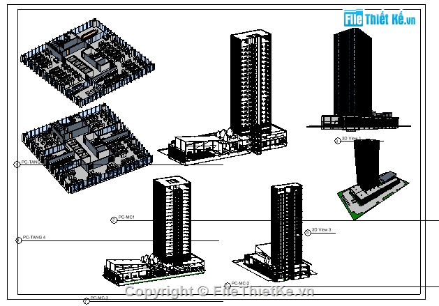 revit nhà cao tầng,revit văn phòng,revit chung cư,nhà cao tầng,nhà văn phòng,tòa nhà