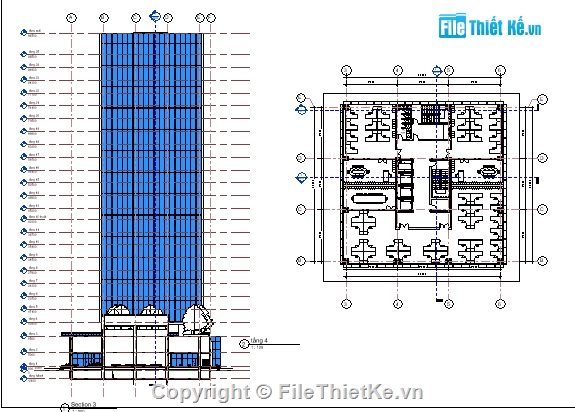 revit nhà cao tầng,revit văn phòng,revit chung cư,nhà cao tầng,nhà văn phòng,tòa nhà