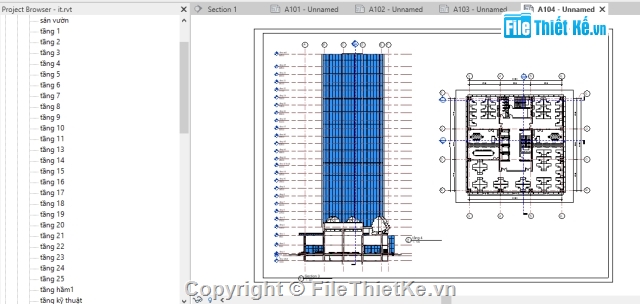 revit nhà cao tầng,revit văn phòng,revit chung cư,nhà cao tầng,nhà văn phòng,tòa nhà