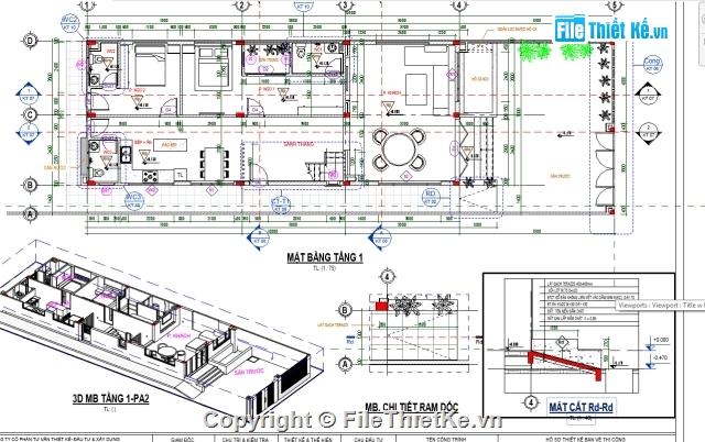 nhà ở gia đình,thiết kế nhà phố,Nhà ở gia đình 7x18m,kiến trúc nhà phố