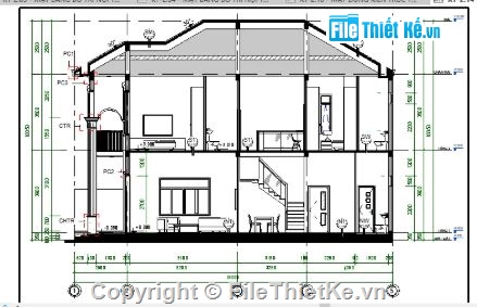 nhà phố 2 tầng,revit nhà phố 2 tầng,file revit nhà phố 2 tầng