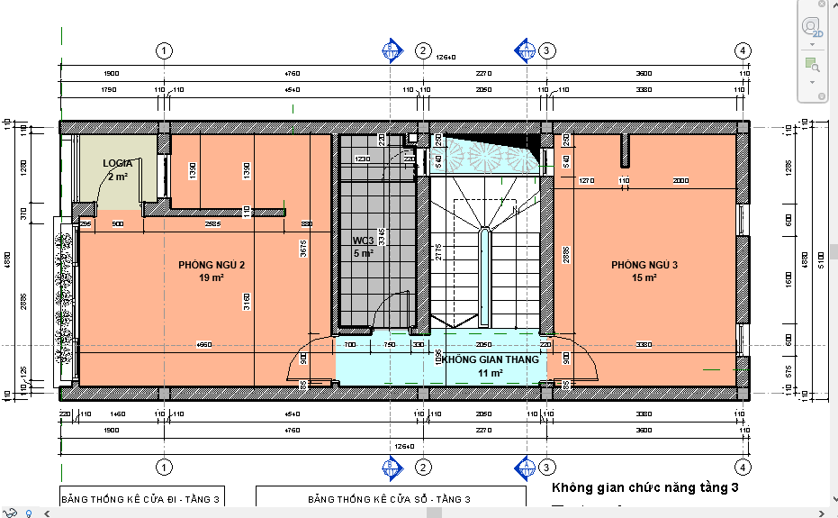 nhà phố 3 tầng,3 tầng 1 tum,nhà dần 3 tầng+1 tum,nhà phố 3 tầng +1 tum,revit nhà phố 3 tầng 5x15.5m