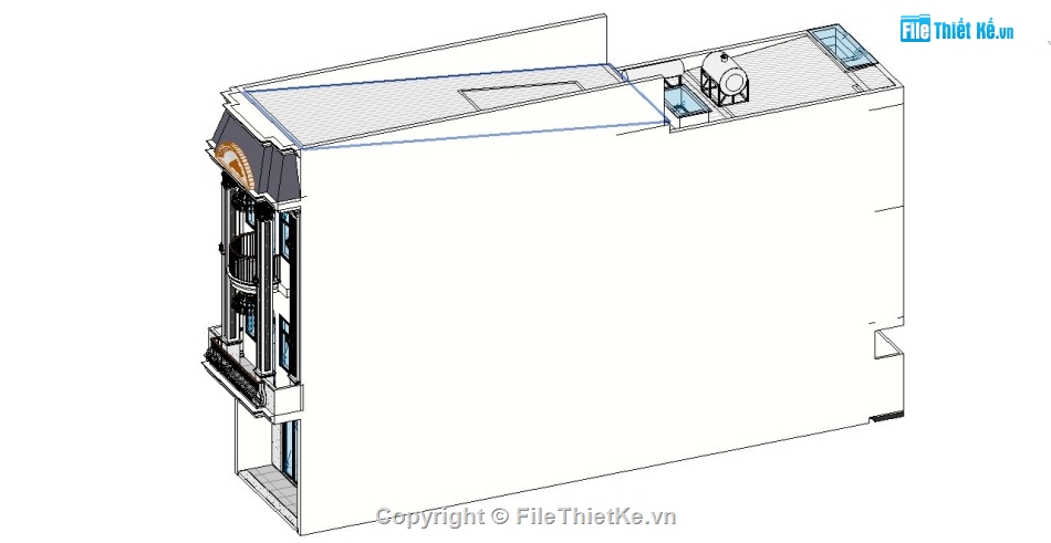 revit nhà phố 3 tầng,nhà phố 3 tầng 5x20.47m,File revit nhà phố 3 tầng,nhà phố 3 tầng revit,bản vẽ nhà phố 3 tầng