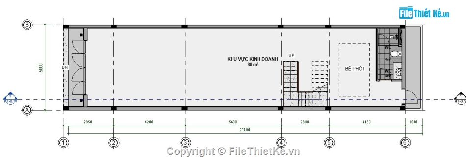 revit nhà phố 3 tầng,nhà phố 3 tầng 5x20.47m,File revit nhà phố 3 tầng,nhà phố 3 tầng revit,bản vẽ nhà phố 3 tầng