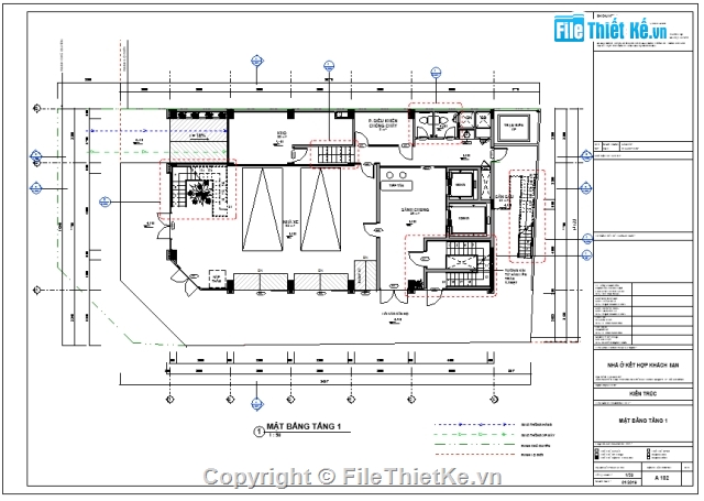 Bản vẽ khách sạn 8 tầng,mẫu khách sạn 8 tầng,revit bản vẽ khách sạn 8 tầng,văn phòng kết hợp căn hộ 8 tầng,revit thiết kế văn phòng 8 tầng,nhà 2 mặt tiền