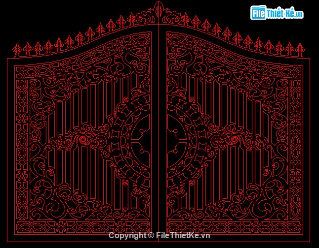 autocad cnc cổng 2 cánh,file cnc cổng 2 cánh,mẫu cổng cnc 2 cánh,cắt cnc cổng 2 cánh