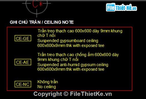 trần thạch cao,văn phòng,file cad bố trí đèn trần văn phòng,bố trí trần thạch cao cad