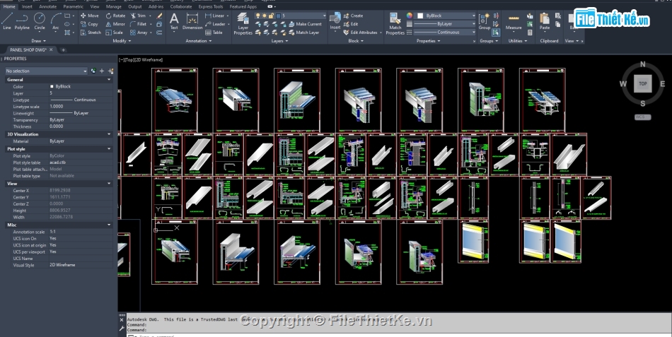 tấm cửa sổ panel,file autocad shop panel,chi tiết panel file cad,file cad chi tiết vách