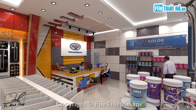 sketchup cửa hàng,Sketchup Showroom,cửa hàng,sketchup thiết kế nội thất cửa hàng