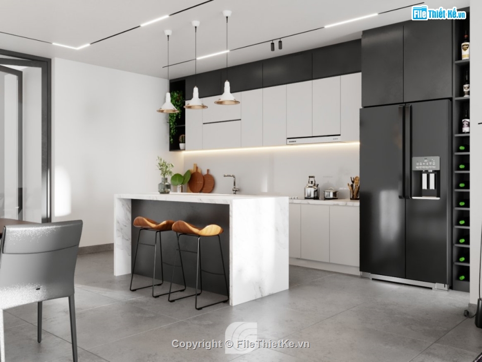 sketchup phòng khách,nội thất phòng bếp,sketchup nội thất,Sketchup bếp,sketchup bàn ghế ăn,File sketchup phòng khách