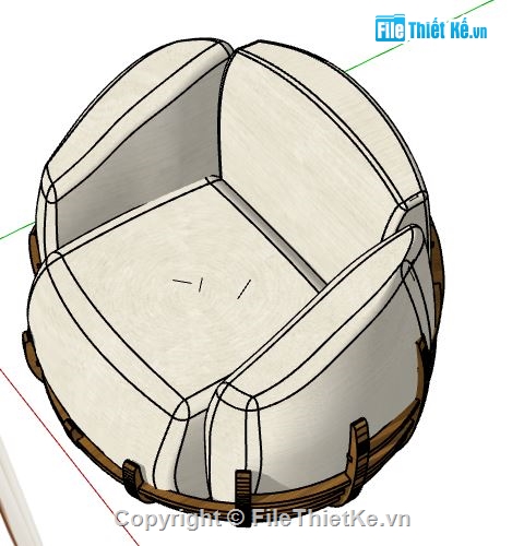 Sketchup 5 mẫu ghế,ghế đọc sách,mẫu ghế đẹp