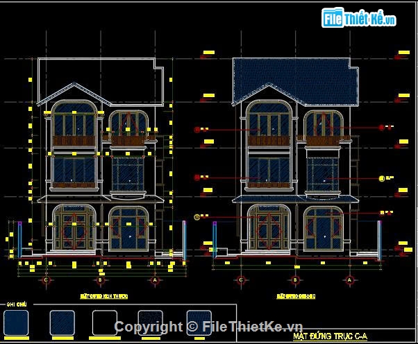 Sketchup biệt thự tân cổ,Sketchup biệt thự hiện đại,biệt thự tân cổ
