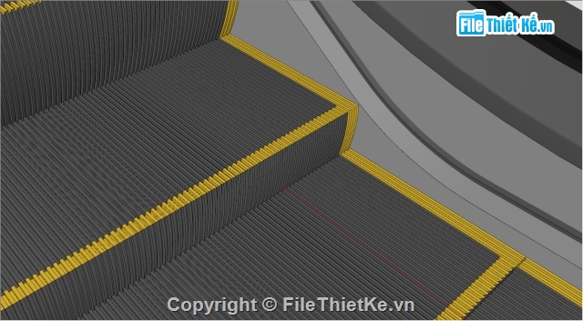 Sketchup thiết kế thang,thương mại,thang cuốn,trung tâm thương mại,Thang cuốn Sketchup,su thiết kế thang cuốn