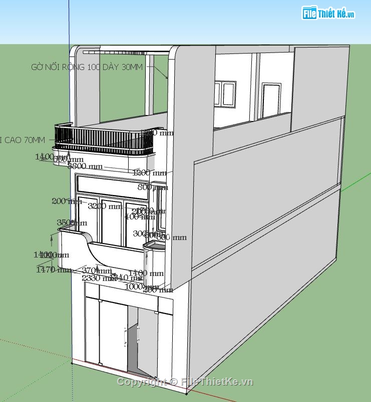 Nhà phố 3 tầng,model su nhà phố 3 tầng,file sketchup nhà phố 3 tầng,nhà phố 3 tầng file su,sketchup nhà phố 3 tầng