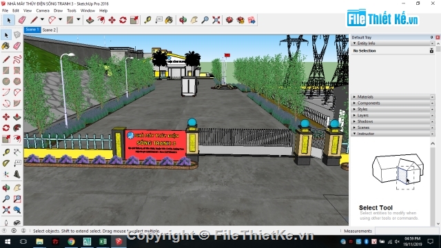 3D thủy điện,thiết kế thủy điện,bản vẽ thủy điện