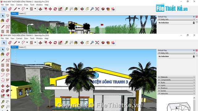 3D thủy điện,thiết kế thủy điện,bản vẽ thủy điện