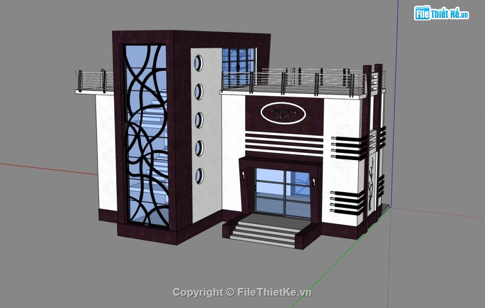 phòng thiết kế model su,sketchup phòng thiết kế,file su phòng thiết kế