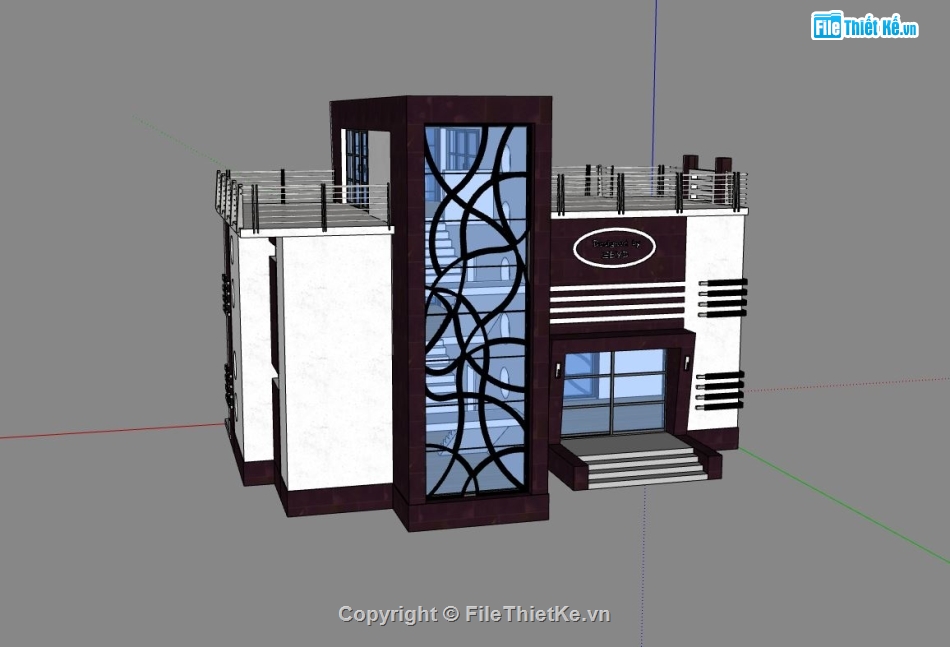 phòng thiết kế model su,sketchup phòng thiết kế,file su phòng thiết kế