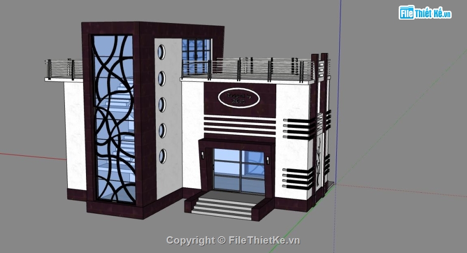 phòng thiết kế model su,sketchup phòng thiết kế,file su phòng thiết kế