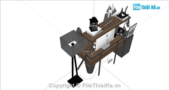 Sketchup,bàn làm việc,bàn làm việc 3d,bàn ghế làm việc,bàn làm việc văn phòng,sketchup mac