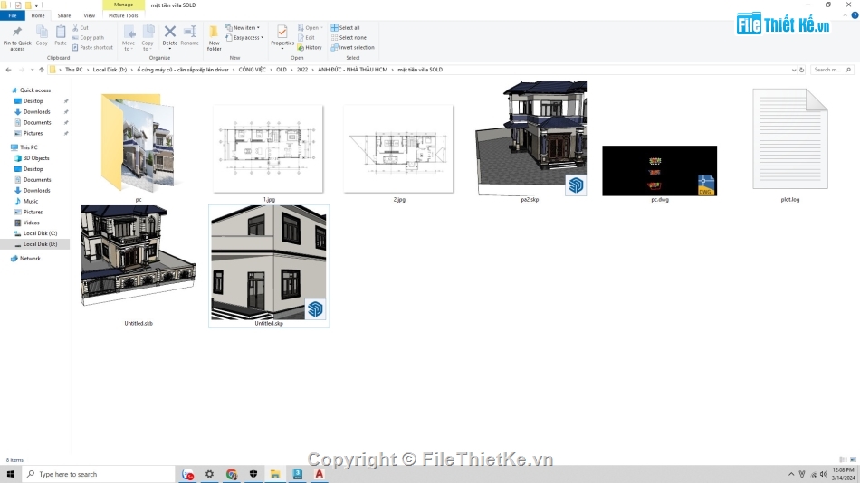 Sketchup 2 tầng,2 tầng mái nhật,villa 2 tầng mái nhật