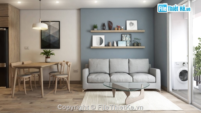 nội thất chung cư,sketchup nội thất,sketchup 2017,thiết kế chung cư,SU chung cư