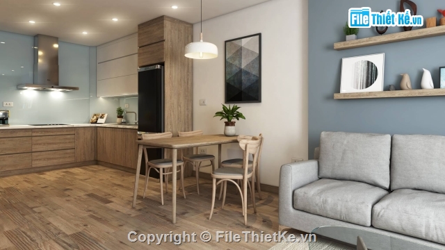 nội thất chung cư,sketchup nội thất,sketchup 2017,thiết kế chung cư,SU chung cư