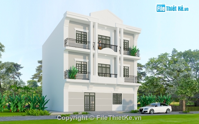 nhà trọ,Nhà trọ 3 tầng,su nhà trọ,Nhà Trọ 3 tầng HocMon,Su 2015 + Vray 3.4 Phối cảnh Nhà Trọ 3 tầng