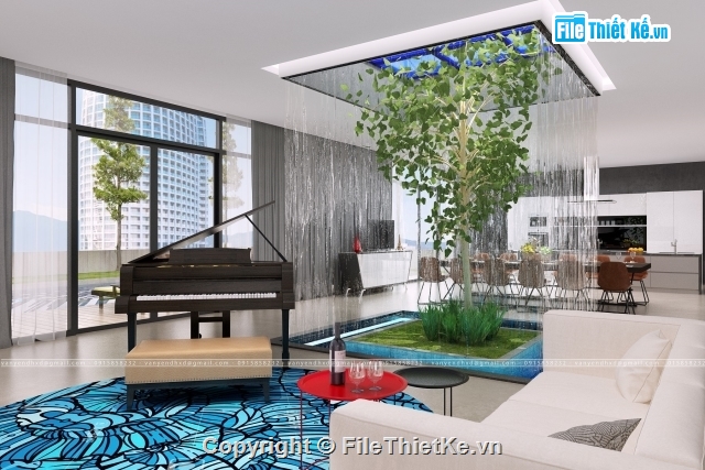 Su nội thất,nội thất căn hộ,căn hộ cao cấp,sketchup nội thất căn hộ,mẫu nội thất căn hộ