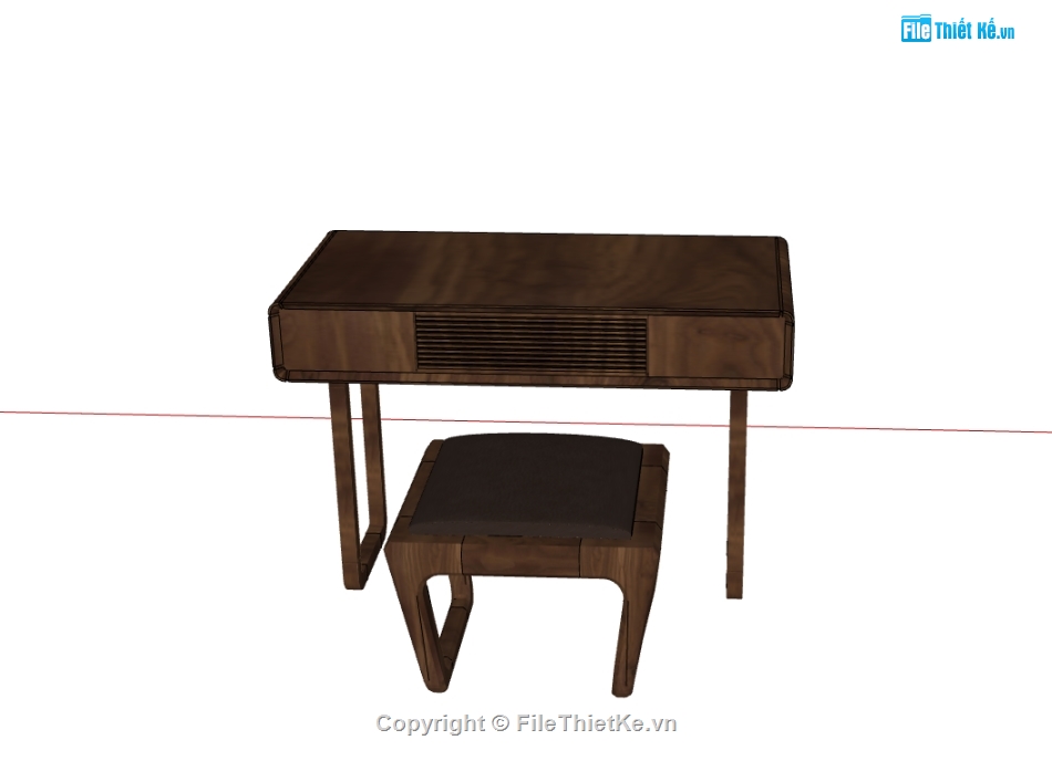 bàn trang điểm model sketchup,model bàn phấn sketchup,mode 3dsu bàn phấn,bàn trang điểm file sketchup