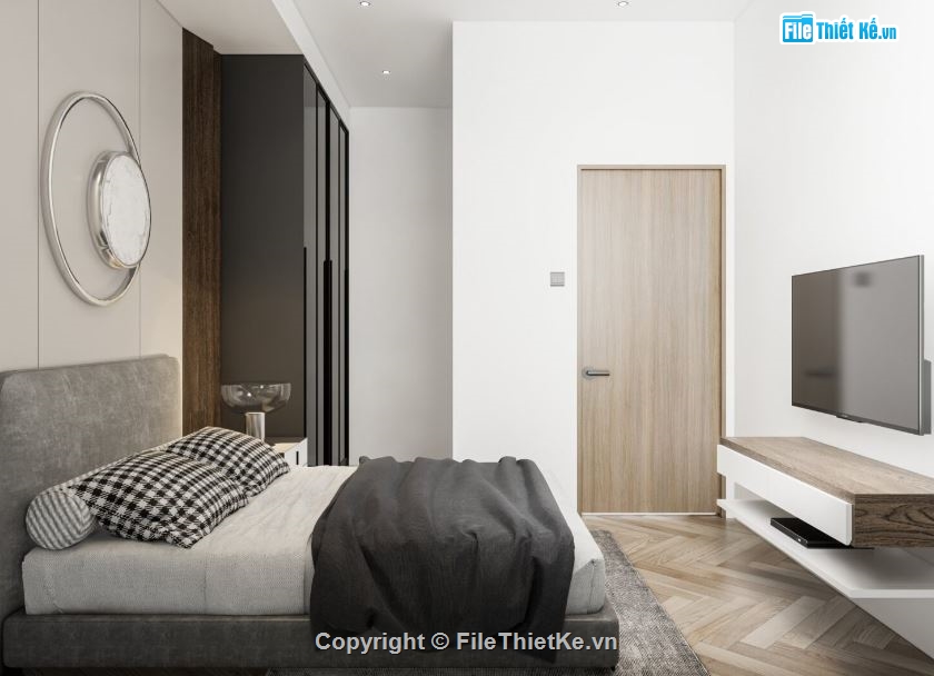 file sketchup phòng ngủ,Phòng ngủ model su,sketchup phòng ngủ,phòng ngủ file sketchup