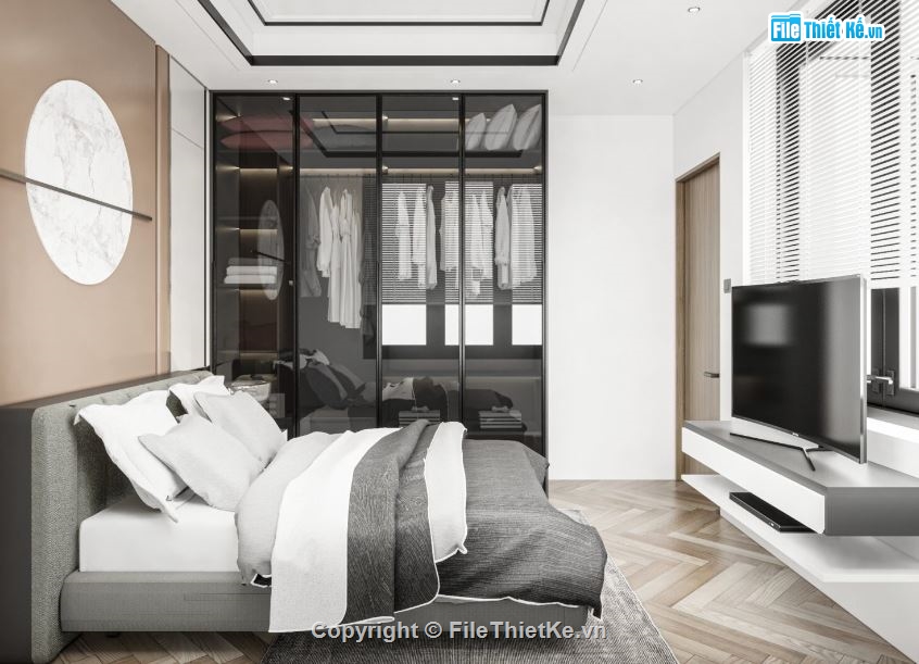 file sketchup phòng ngủ,Phòng ngủ model su,sketchup phòng ngủ,phòng ngủ file sketchup