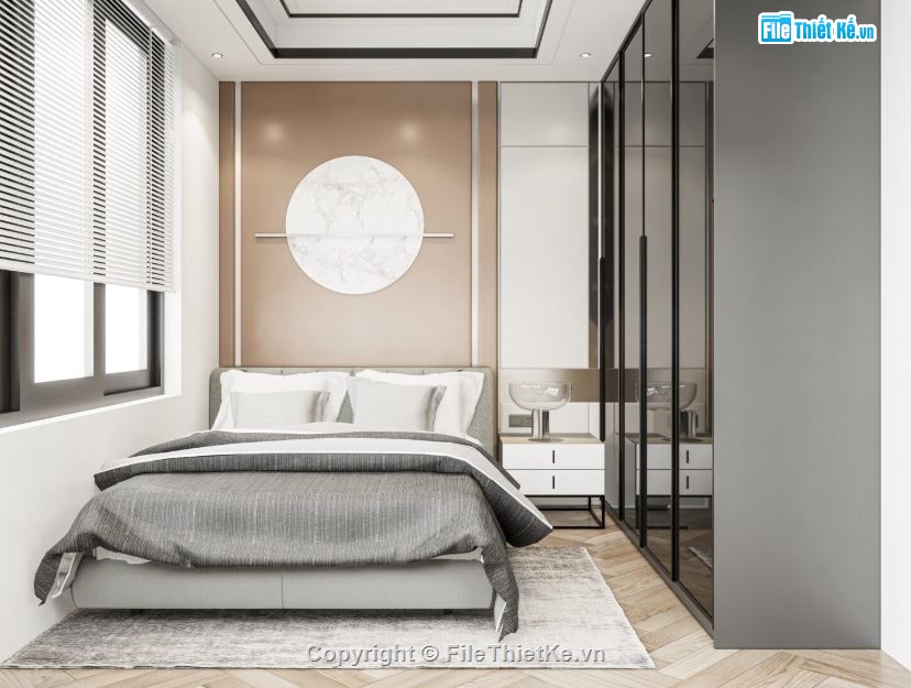 file sketchup phòng ngủ,Phòng ngủ model su,sketchup phòng ngủ,phòng ngủ file sketchup