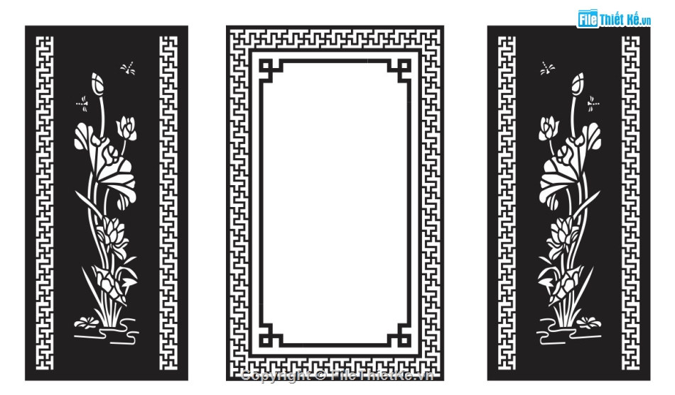 File vách ngăn CNC,File vách sen cnc,File vách sen,File corel vách sen cnc