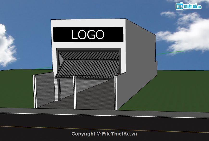 file sketchup cửa hàng,nhà hàng model sketchup,cửa hàng model sketchup,sketchup cửa hàng