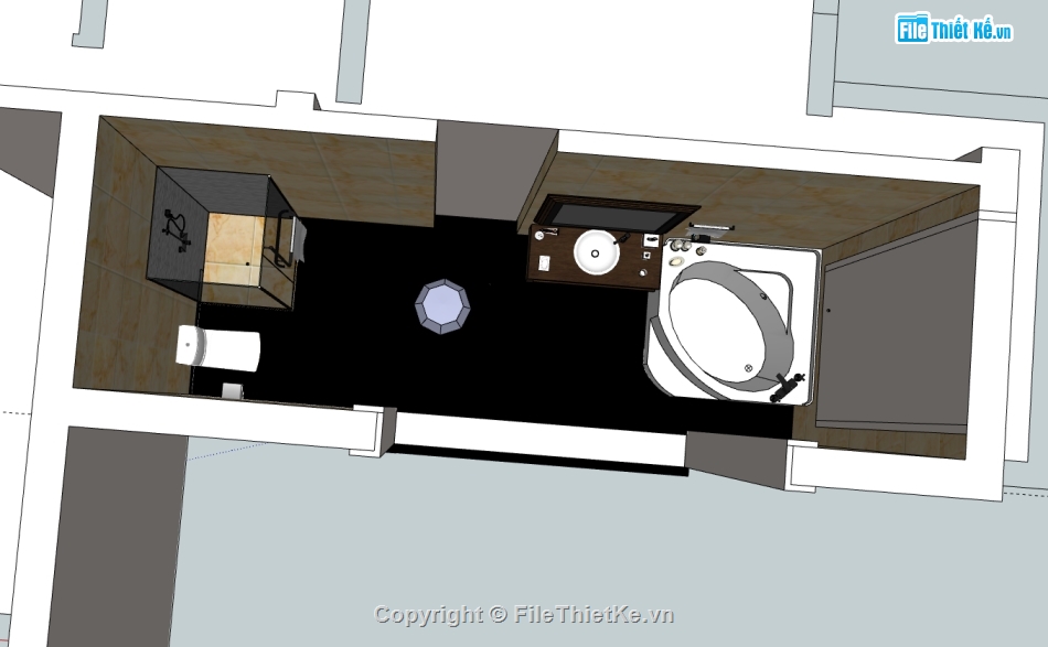 file sketchup nhà wc,phối cảnh 3d nhà vệ sinh,model su nhà vệ sinh,file su nhà vệ sinh,model nhà vệ sinh