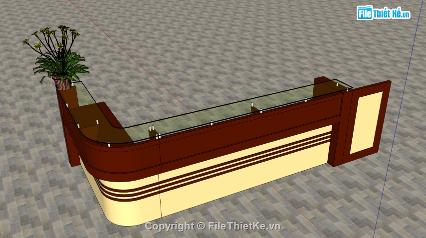 file 3d quầy bar cafe,model su quầy bar cafe,sketchup quầy bar cafe,3d su quầy bar cafe