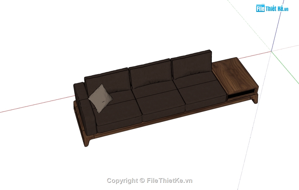 model sofa,sofa phòng khách,sketchup sofa